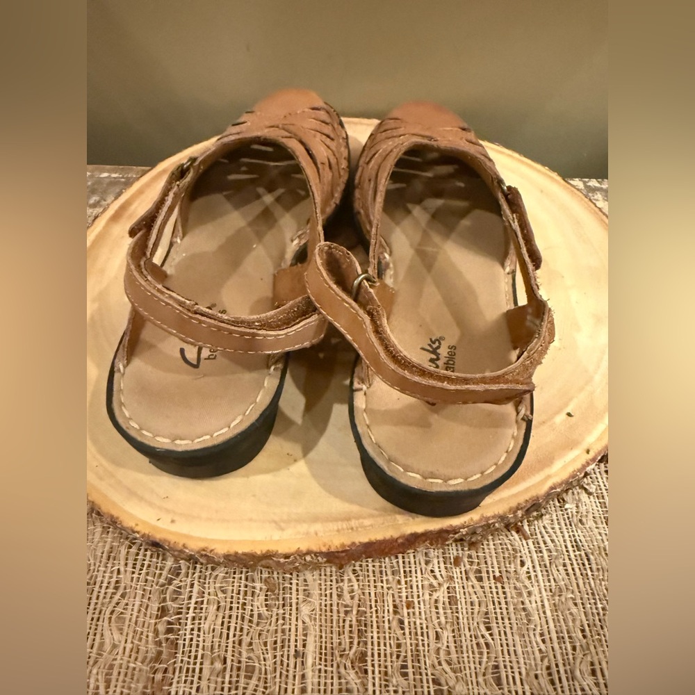 Clarks Bendables Nikki Common Women's Size 8 Mary‎ Jane Sandals Luggage E… - Picture 6 of 9
